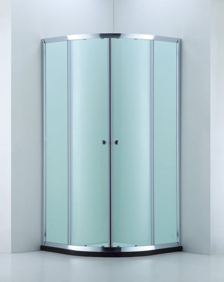COVEY Wall To Wall Semi-Framed Curved Sliding Door Shower Screen