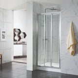 COVEY Wall To Wall Semi-Framed Triple Sliding Door With 3 Panels Shower Screen