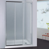 COVEY Wall To Wall Semi-Framed Triple Sliding Door With 3 Panels Shower Screen