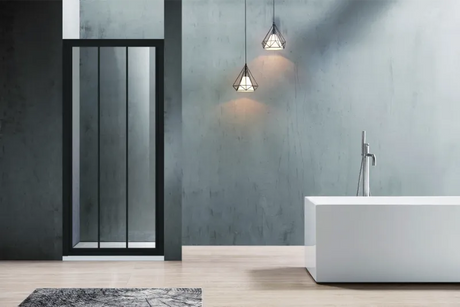 COVEY Wall To Wall Semi-Framed Triple Sliding Door With 3 Panels Shower Screen