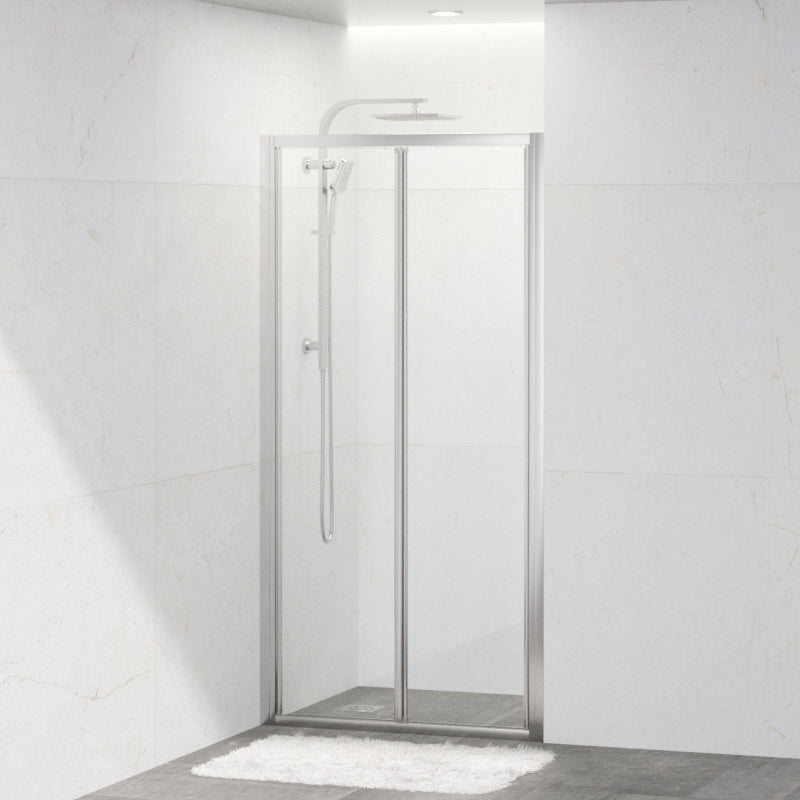 COVEY Wall to Wall Full Frame Bi-Fold Swing Door Shower Screen