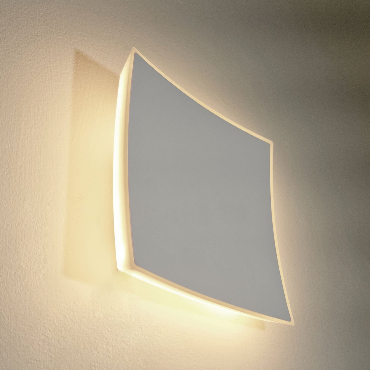 CRISTAL: LED Tri-CCT Exterior Curved Square Wall Lights IP65