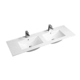 VENETTA Fluted Framed Wall Hung Vanity Harvest Oak (All Sizes)