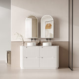CURVA Floor Stading Curve Vanity Matte White (All Sizes)