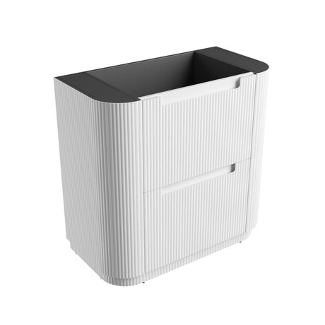 CURVA Floor Stading Curve Vanity Matte White (All Sizes)