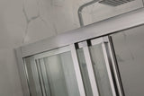 COVEY Wall To Wall Semi-Framed Triple Sliding Door With 3 Panels Shower Screen
