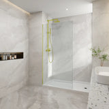 COVEY Frameless Walk-In Single Panel Clear Shower Screen (U Channel)