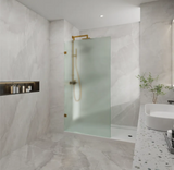 COVEY Frameless Walk-in Single Panel Frosted/ Matralux Shower Screen