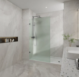 COVEY Frameless Walk-in Single Panel Frosted/ Matralux Shower Screen