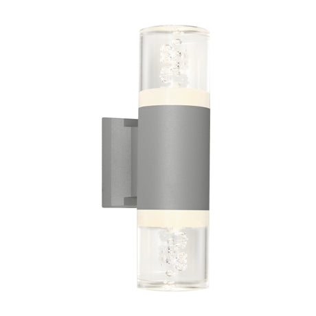 Calgary Exterior Wall Light Silver IP54