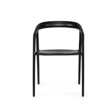 Cali Solid Ash Wood Dining Chair -Black