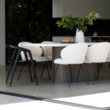 Cali Solid Ash Wood Dining Chair -Black