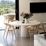 Cali Solid Ash Wood Dining Chair -Natural