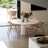 Cali Solid Ash Wood Dining Chair -Natural