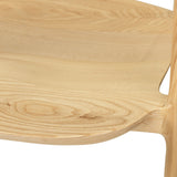 Cali Solid Ash Wood Dining Chair -Natural