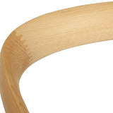 Cali Solid Ash Wood Dining Chair -Natural