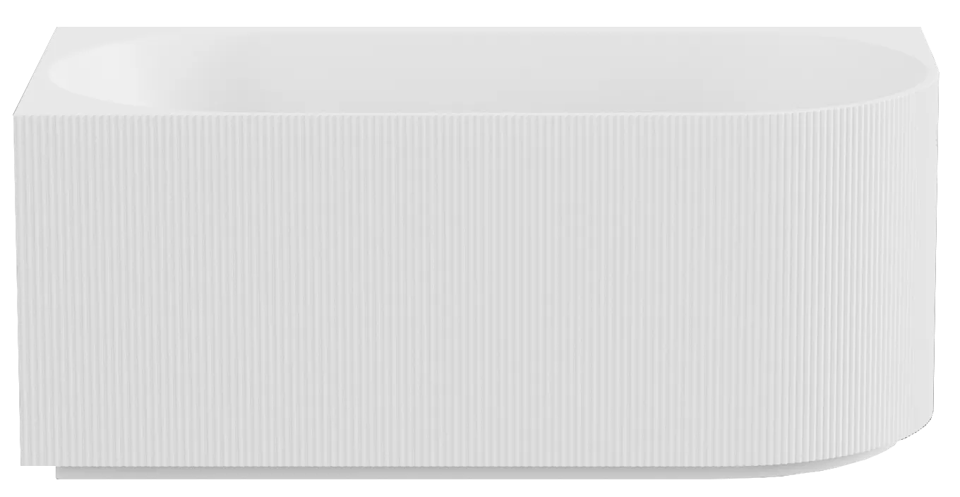 Capri Back to Wall Bathtub (LeftCorner/ Gloss White/Matte White) (1500/1700mm)