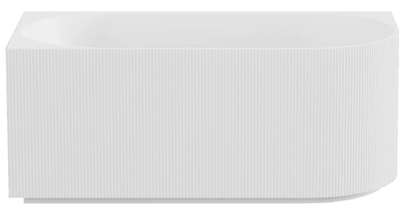 Capri Back to Wall Bathtub (LeftCorner/ Gloss White/Matte White) (1500/1700mm)