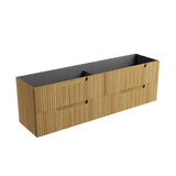 Lovina Tier Wall Hung Vanity Harvest Oak (All Sizes)