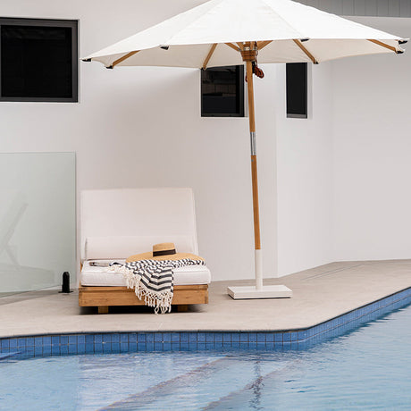 Carrigan Outpost Powder-coated steel Parasol Stand - Whitley - 0.36m