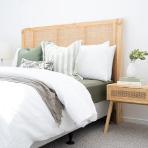 Castaway White Cedar Bedhead  –  King- 1.25m