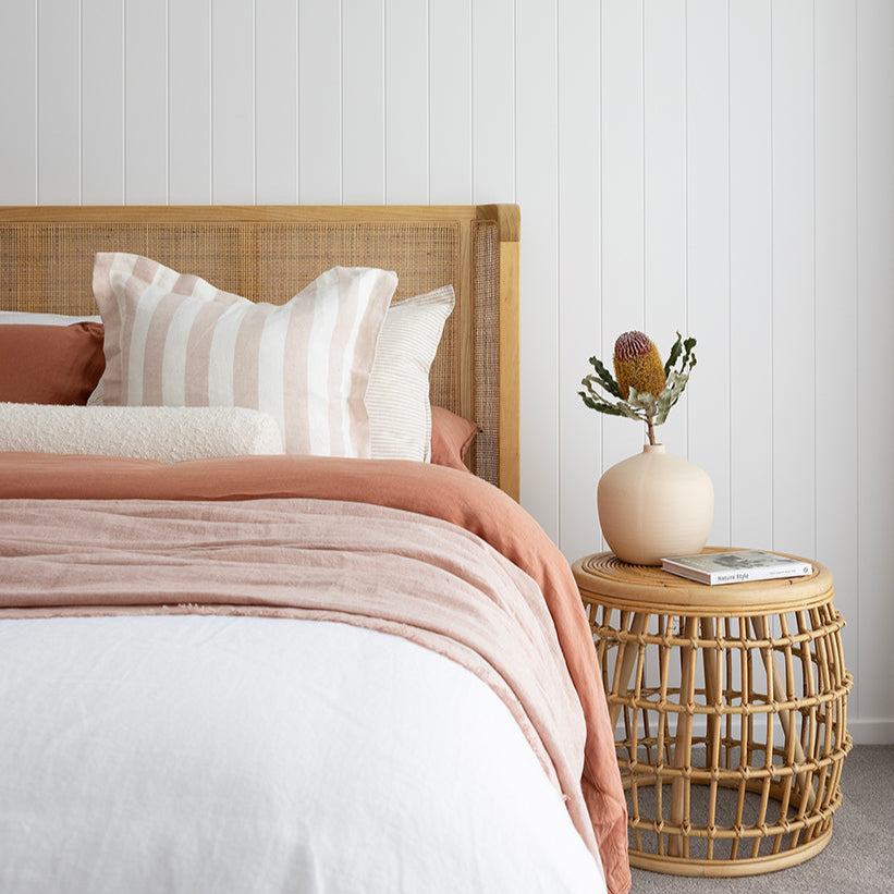 Castaway White Cedar Bedhead  –  Super King- 2.35m