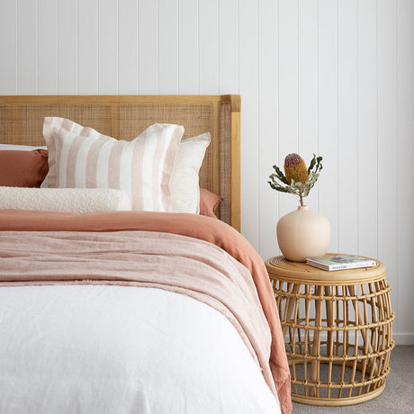 Castaway White Cedar Bedhead  –  Super King- 2.35m
