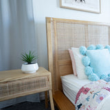Catalina Cedar Bedside Table - 0.5m