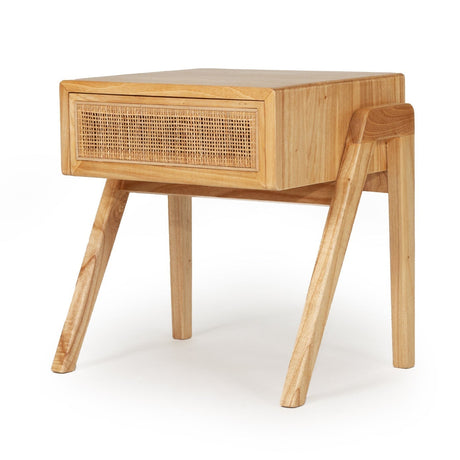 Catalina Cedar Bedside Table - 0.5m