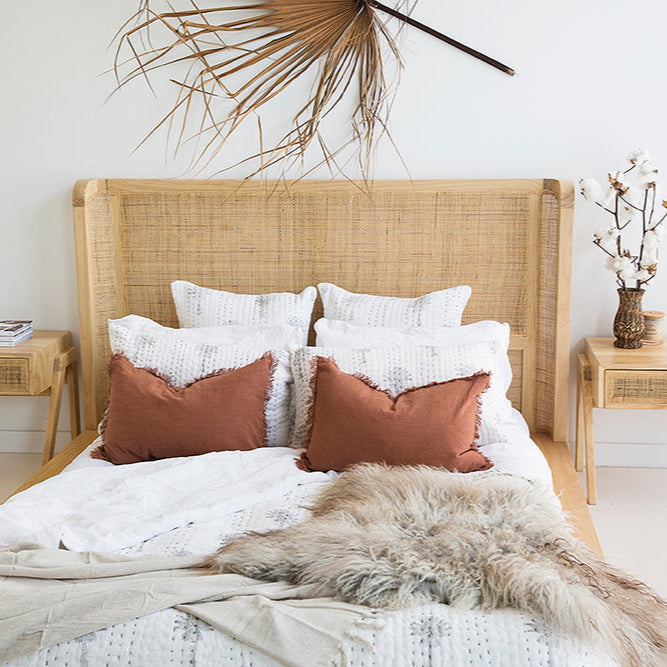 Catalina Cedar Bedside Table - 0.5m