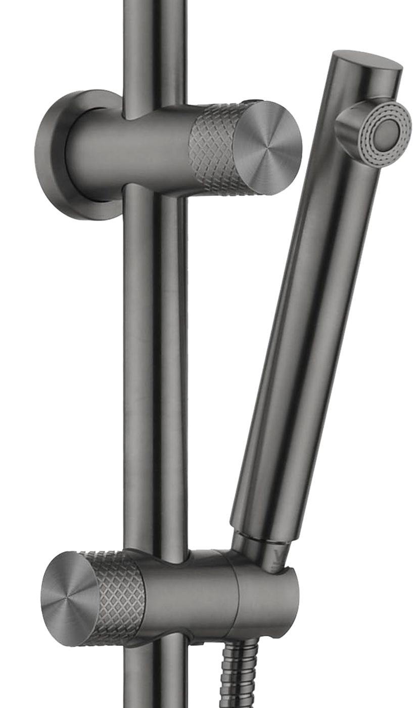 Celine Twin Shower Combo Brushed Gun Metal