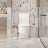 Cera Rimless Back To Wall Toilet Suite (Gloss White)