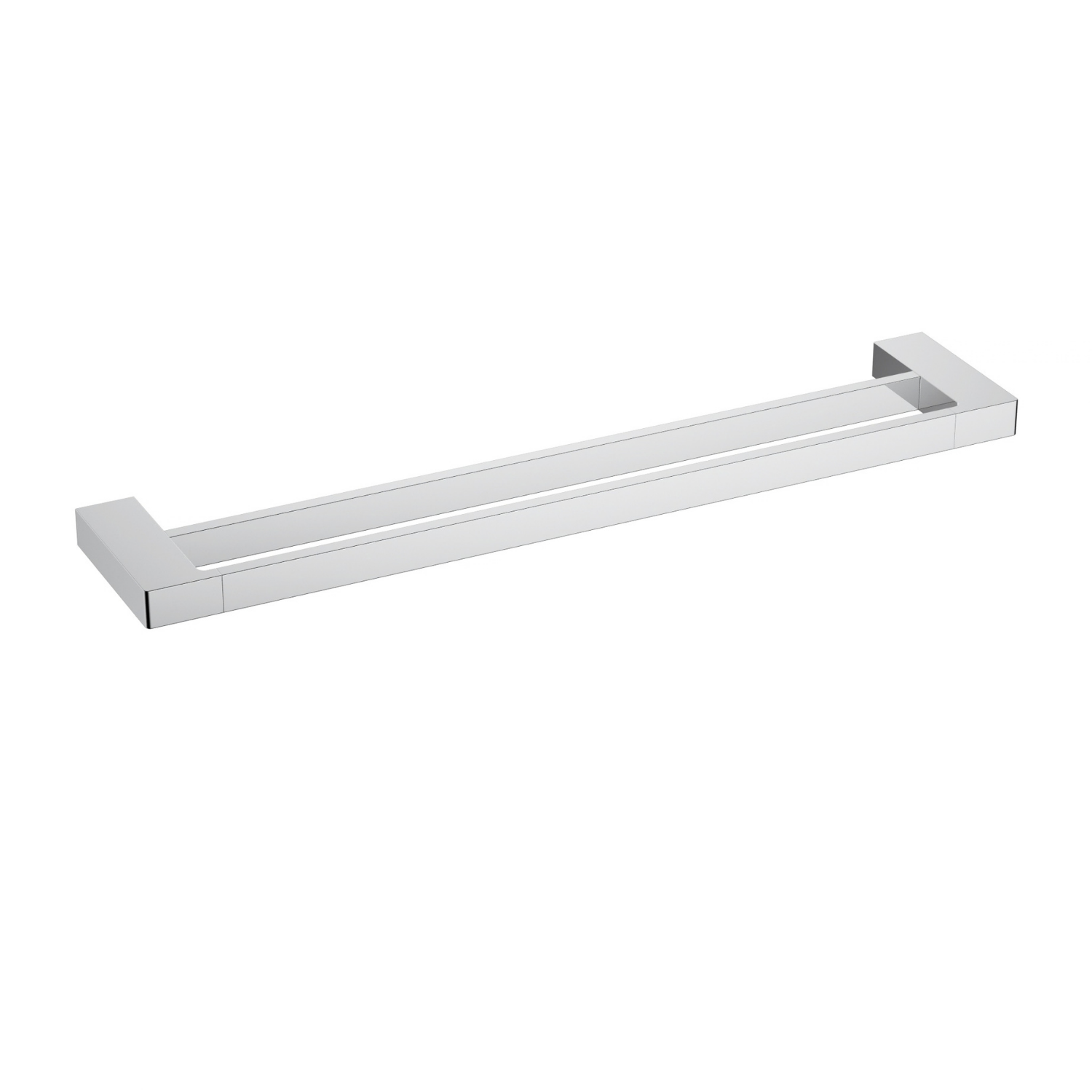 Ceram Double Towel Rail 600 mm Chrome