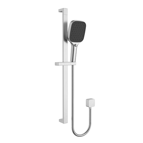 Ceram Sliding Shower Set Brushed Nickel 
