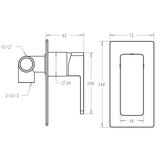 Ceram Wall Mixer Drawing