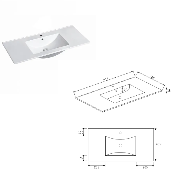 Ceramic Top 900 Spec Sheet