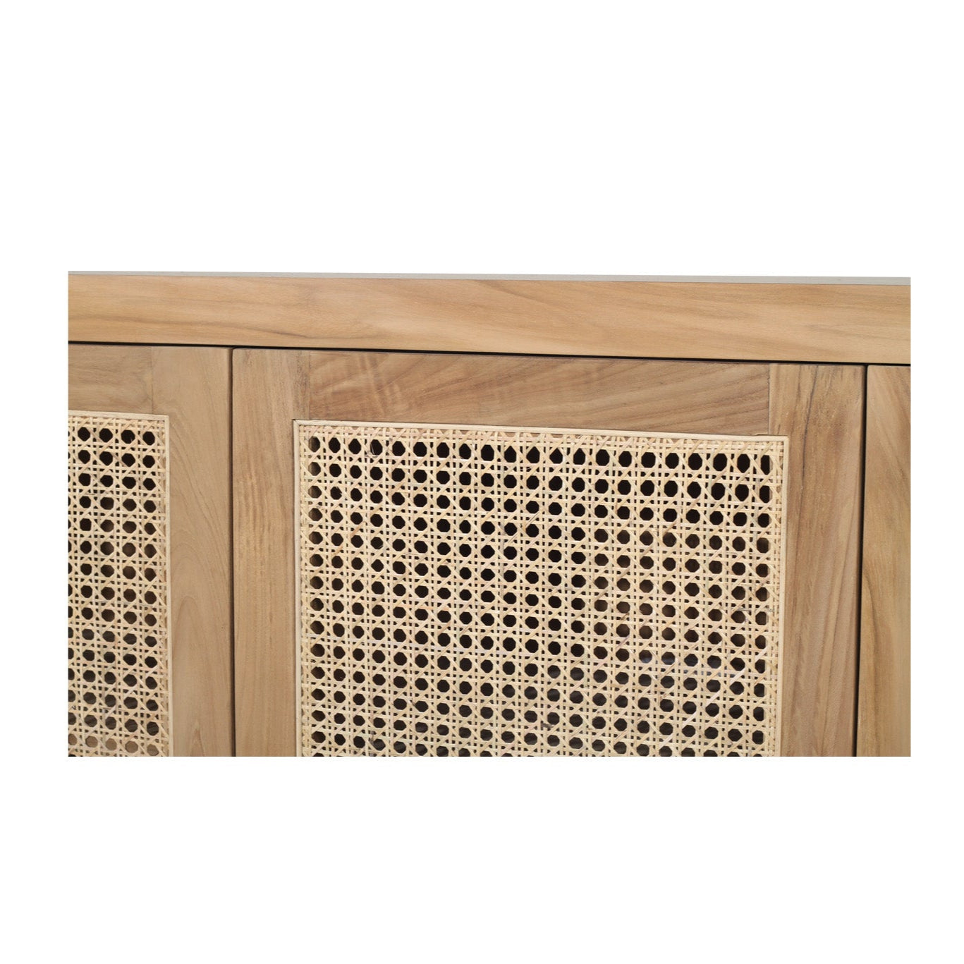 Charleston Four Door Teak Sideboard – Natural 2m