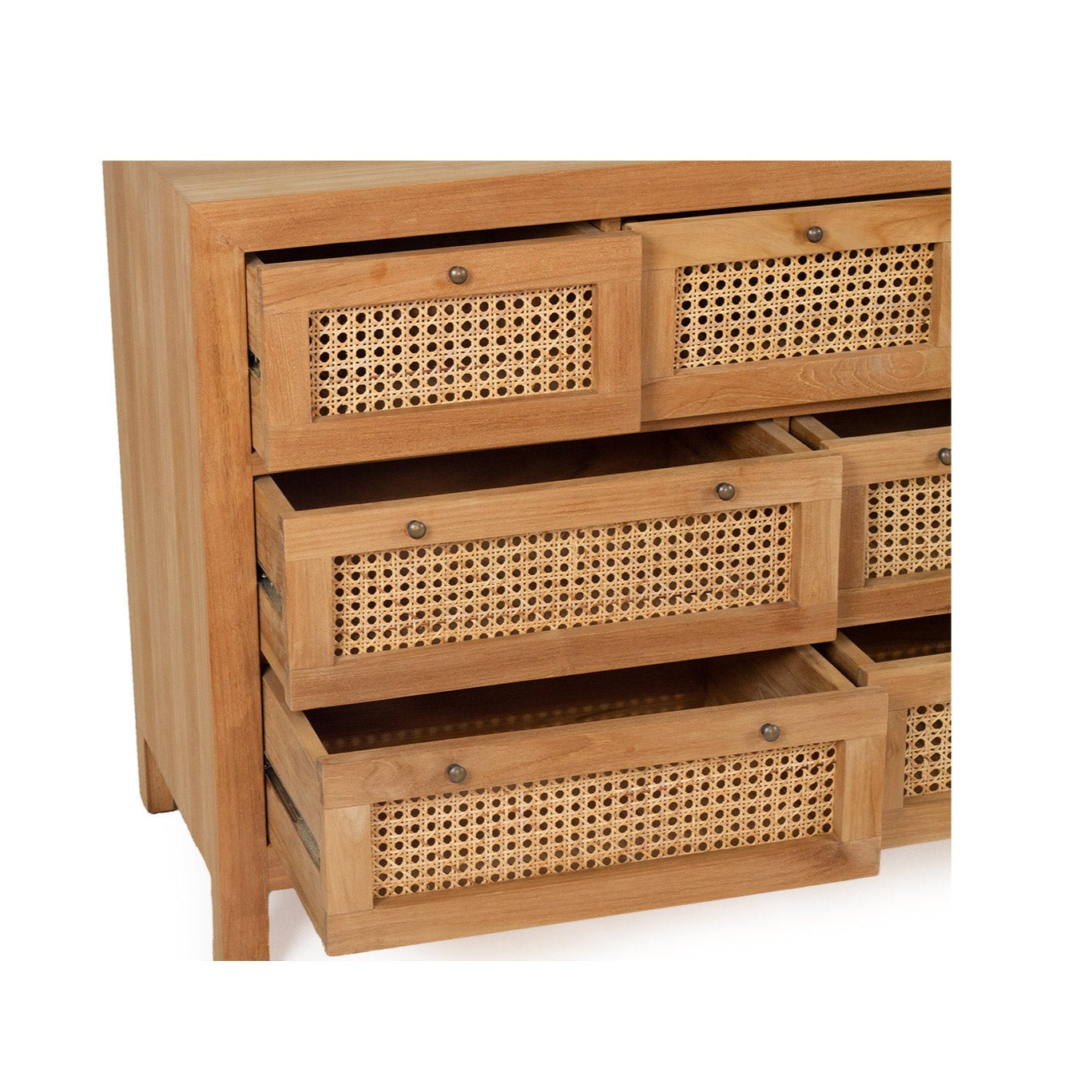 Charlie Chest Of  Teak Drawers - 1.23m