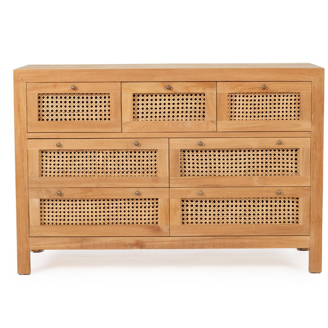 Charlie Chest Of  Teak Drawers - 1.23m