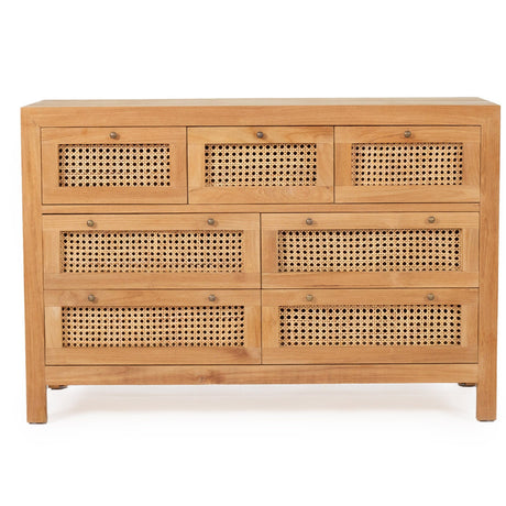 Charlie Chest Of  Teak Drawers - 1.23m