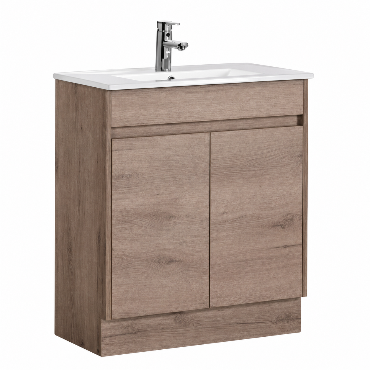 YORK Slim Freestanding Vanity Max Oak 600mm