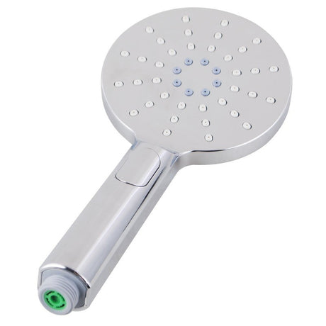 AQU Round ABS 3 Function Handheld Shower - Chrome