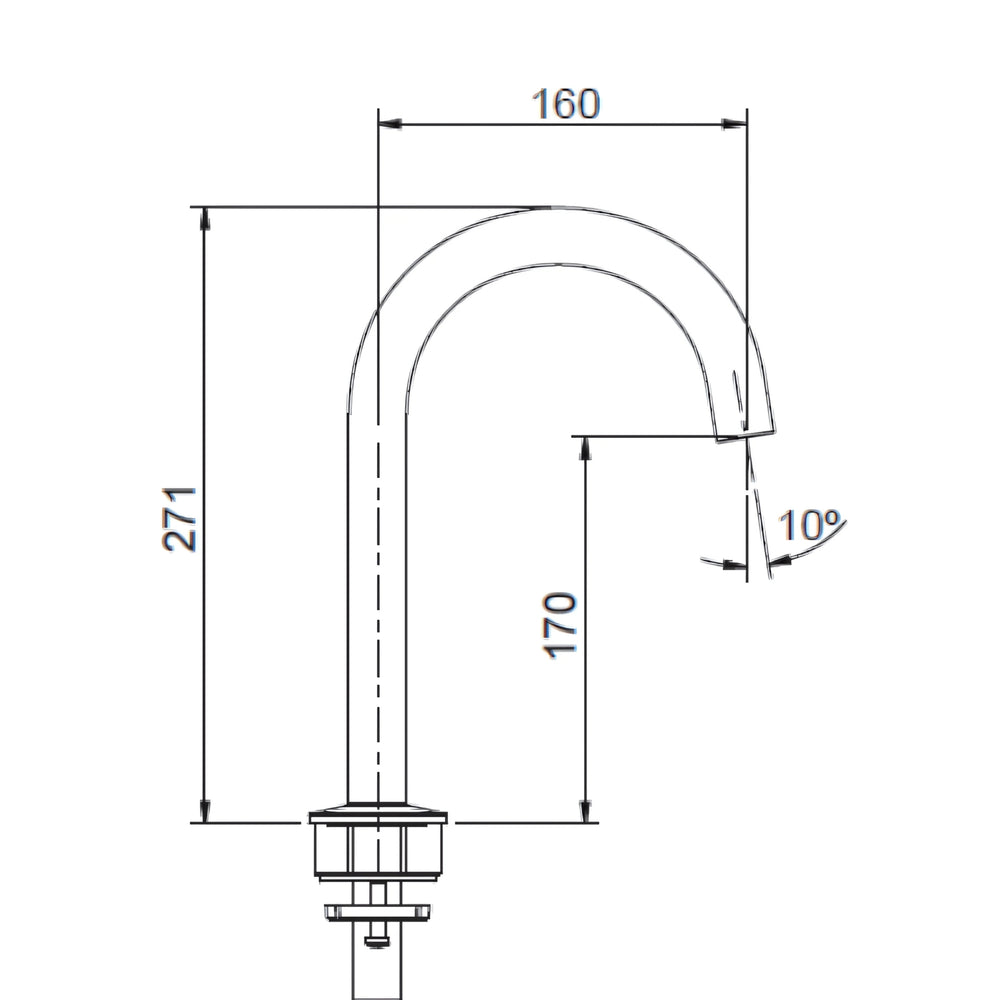 KOHLER Components Basin Spout - Tube (160mm)