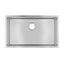 Chrome Stainless Steel Single Bowl Kitchen Sink 762x457x254mm
