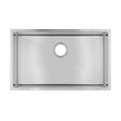 Chrome Stainless Steel Single Bowl Kitchen Sink 762x457x254mm