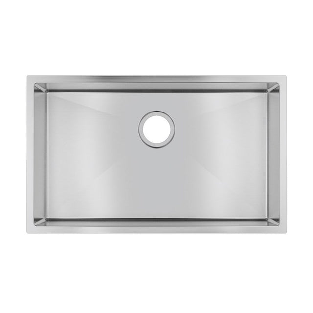 Chrome Stainless Steel Single Bowl Kitchen Sink 762x457x254mm