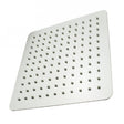 Super Slim Square Rainfall Shower Head 250mm - Chrome