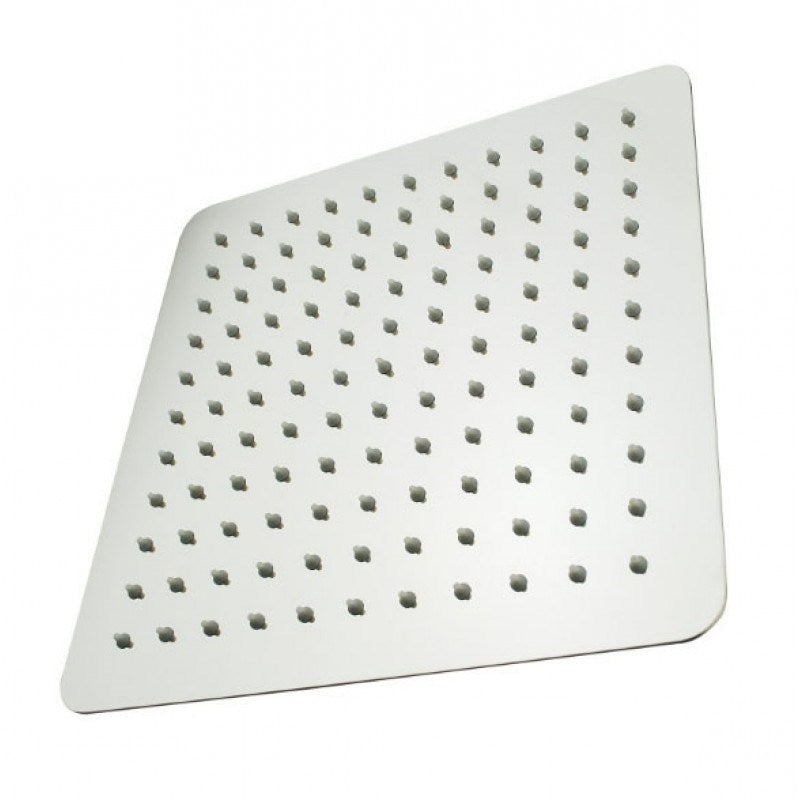 Super Slim Square Rainfall Shower Head 250mm - Chrome