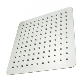 Super Slim Square Rainfall Shower Head 250mm - Chrome