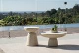 Clara Stone Resin Coffee Table -0.33m